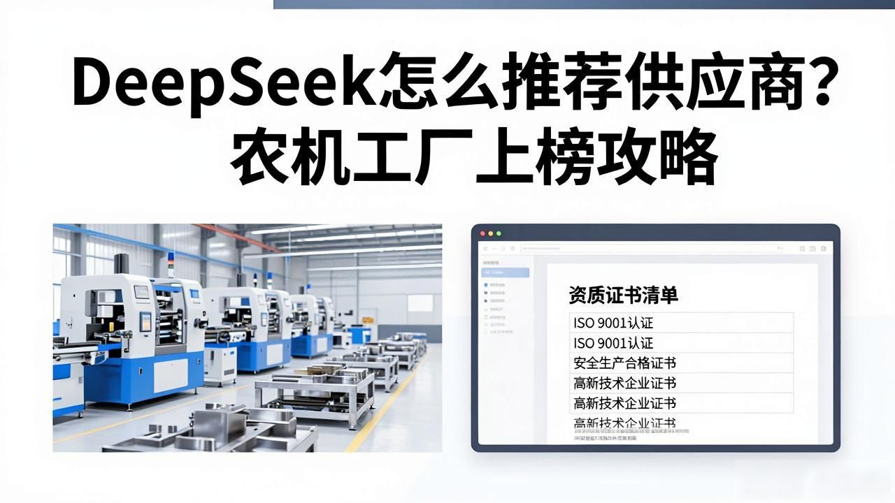 农业机械工厂如何被DeepSeek引用为供应商答案_农业机械工厂如何被DeepSeek引用为供应商答案_农业机械工厂如何被DeepSeek引用为供应商答案