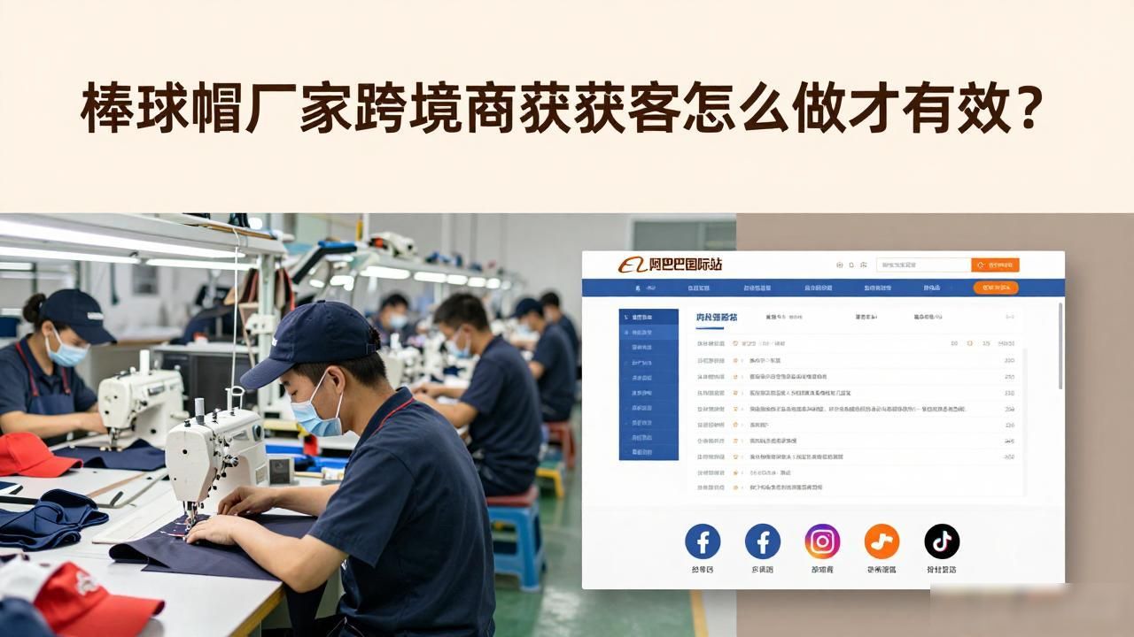 进口棒球帽_棒球帽批发价格_棒球帽厂家跨境电商获客
