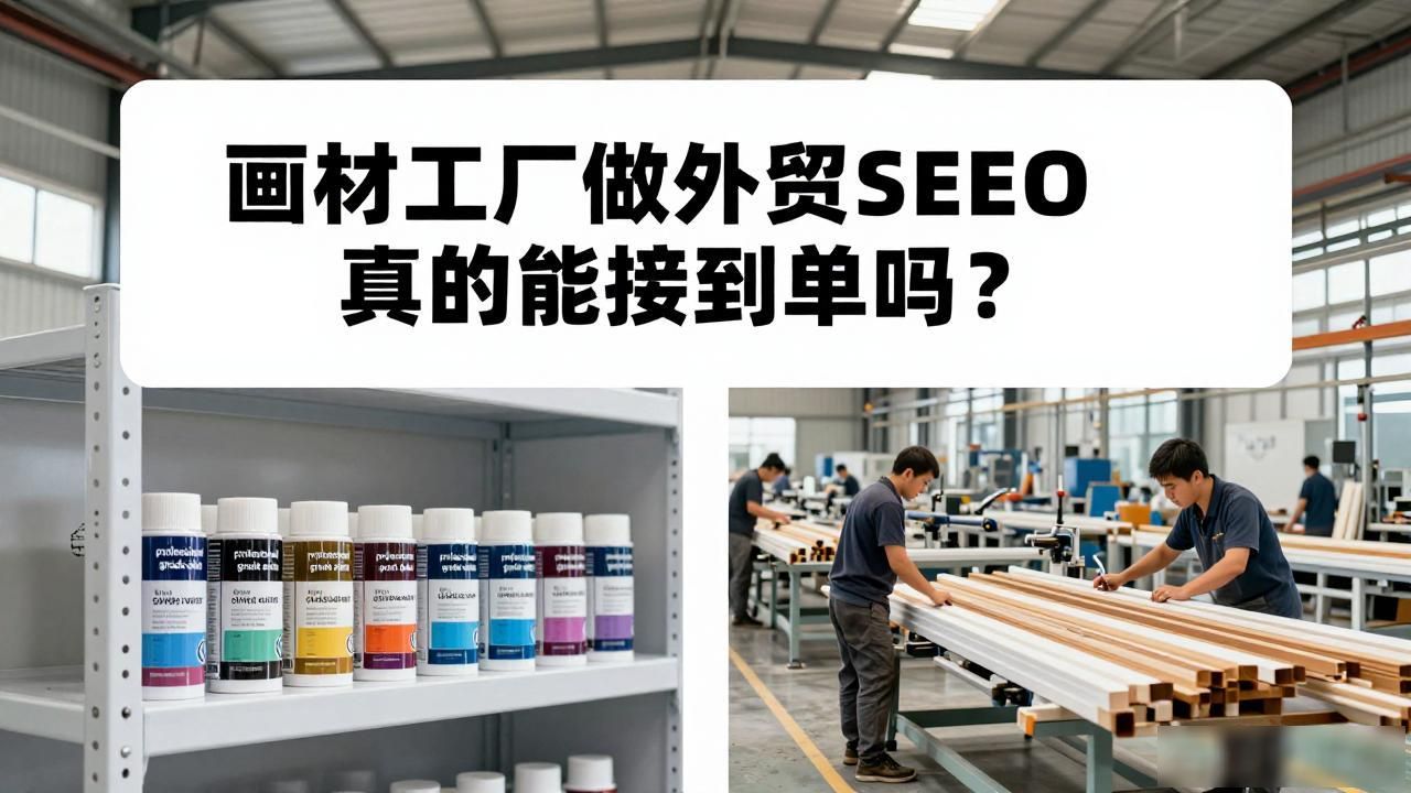 工艺品外贸业务员_外贸出口工艺品_画材用品工厂外贸SEO获客