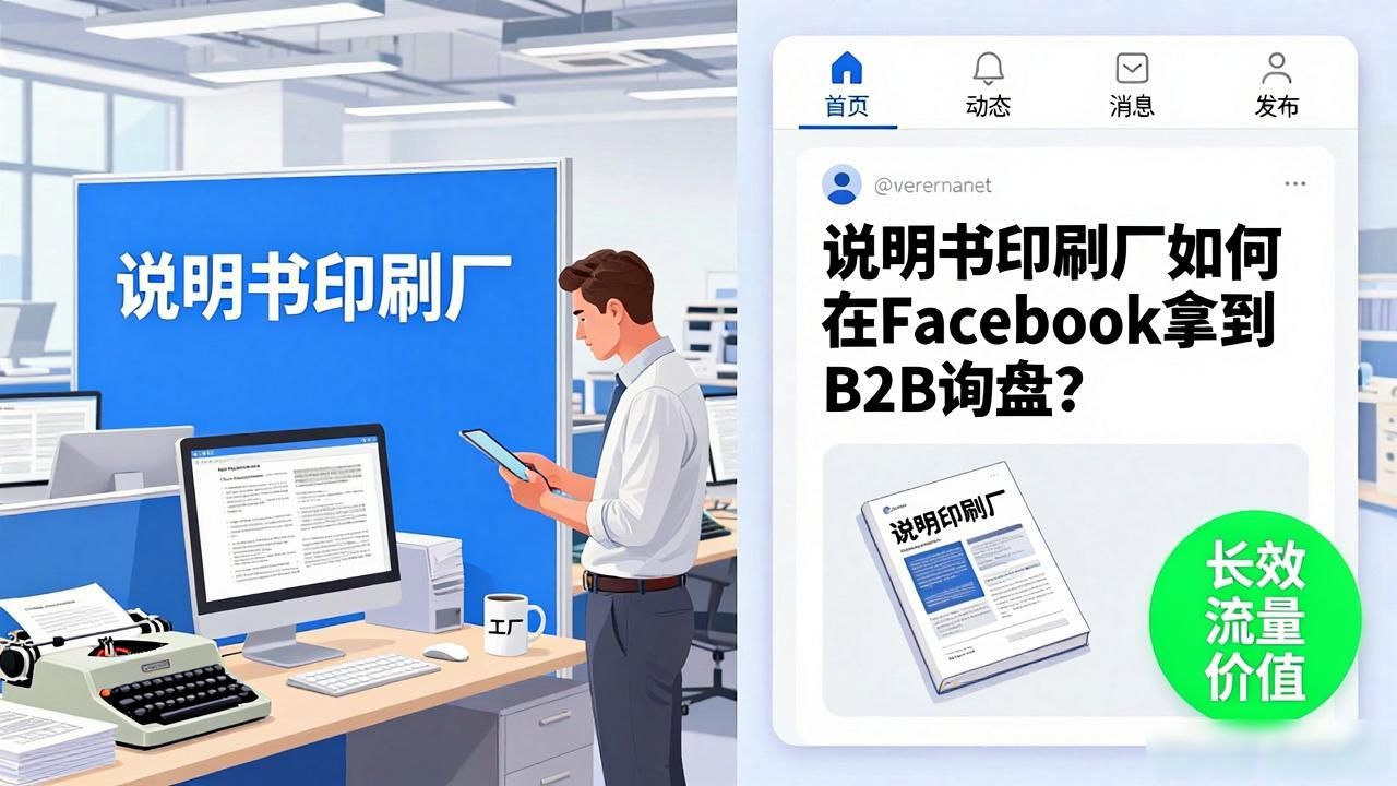 印刷供应商_facebook主页图片尺寸_说明书印刷厂Facebook主页如何获取B2B询盘