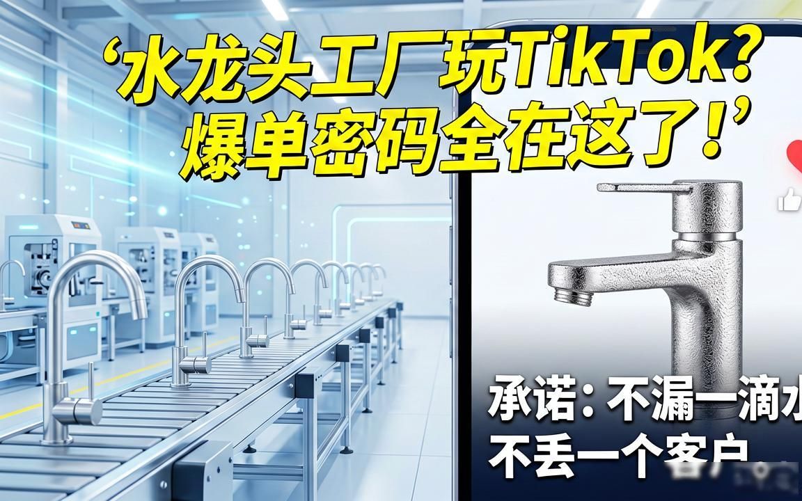 水龙头工厂工厂TikTok海外账号怎么运营