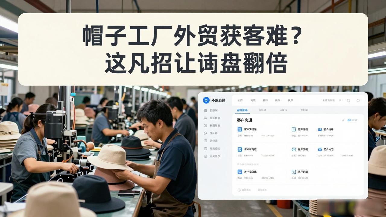 帽子工厂外贸获客_帽子外贸出口利润大吗_外贸帽的帽怎么写