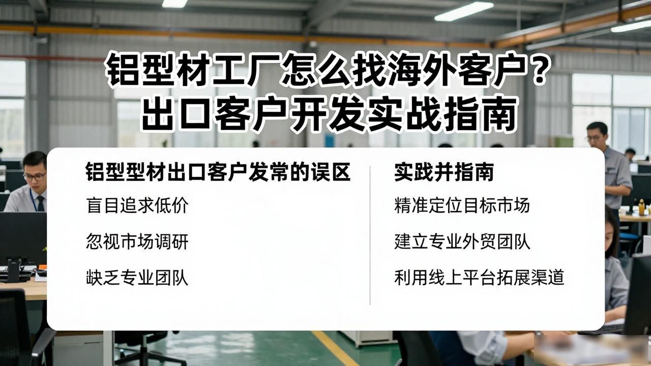 铝型材工厂出口客户开发_铝型材出口市场怎么样_铝型材工厂出口开发客户有哪些