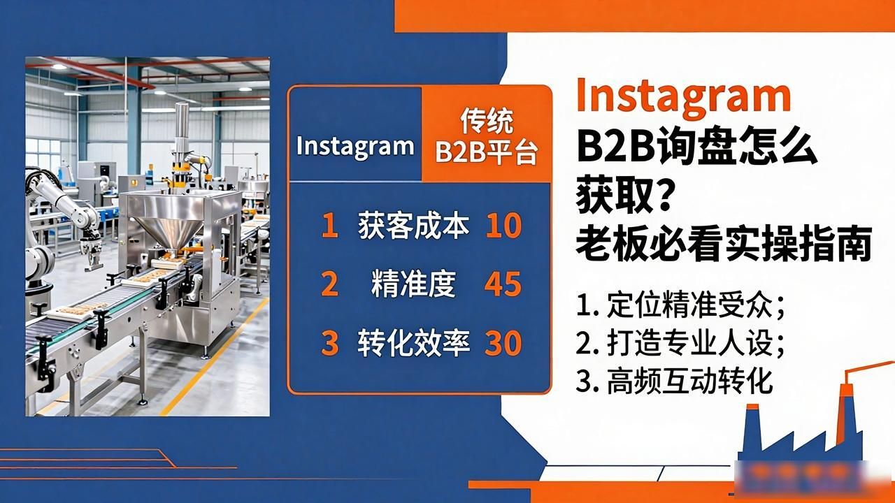 食品加工厂Instagram B2B询盘怎么获取_食品加工sop_食品加工厂怎么找订单