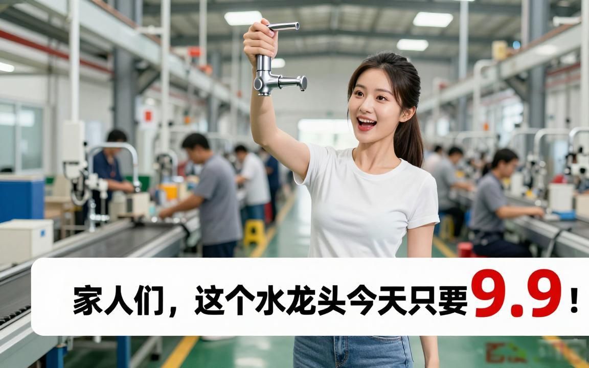 水龙头工厂TikTok直播适合做外贸吗