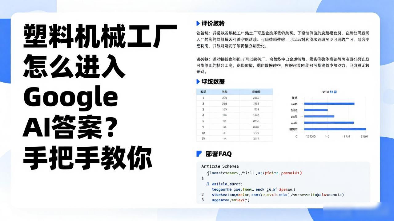 塑料问题_塑料机械工厂如何进入Google AI Overview答案_塑料进入大海讲解多少年