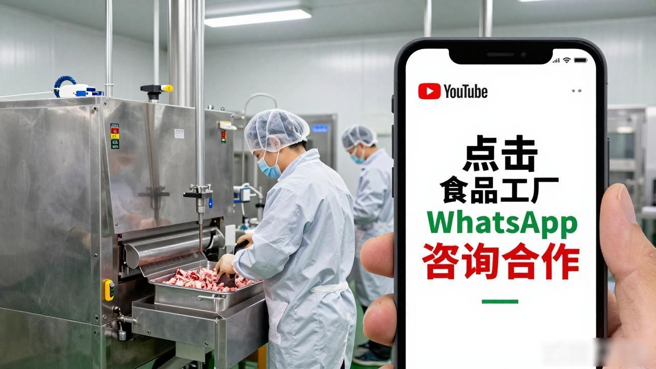 海外工厂视频_食品加工厂YouTube Shorts海外获客_进口食品境外加工注册官网