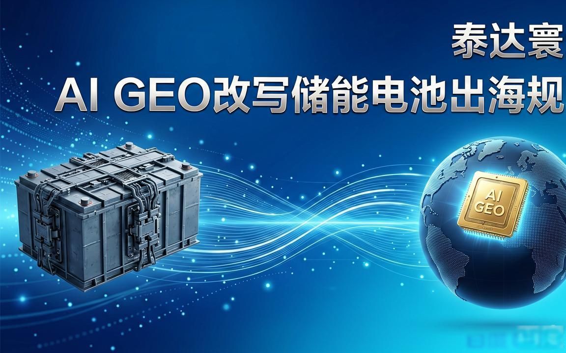 储能电池出口厂家AI GEO内容怎么做