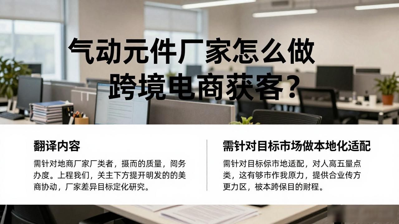 气动元件厂家跨境电商获客_跨境汽配有哪些产品_跨境电动工具