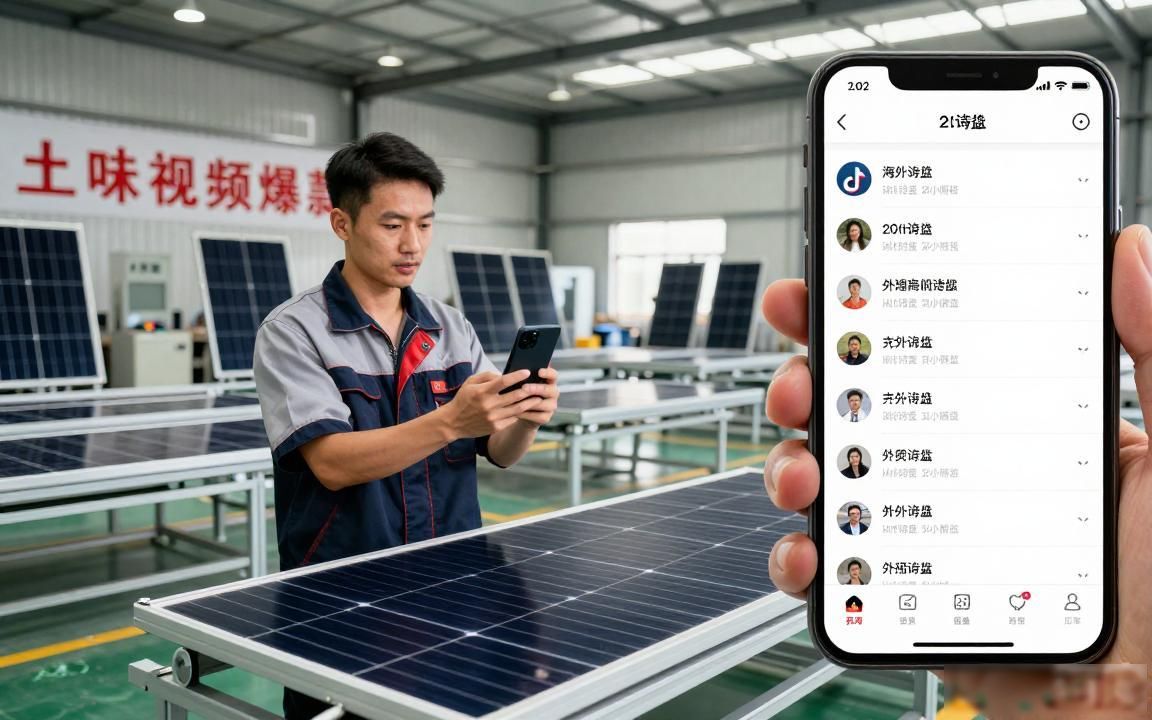 太阳能支架工厂TikTok怎么开发海外客户
