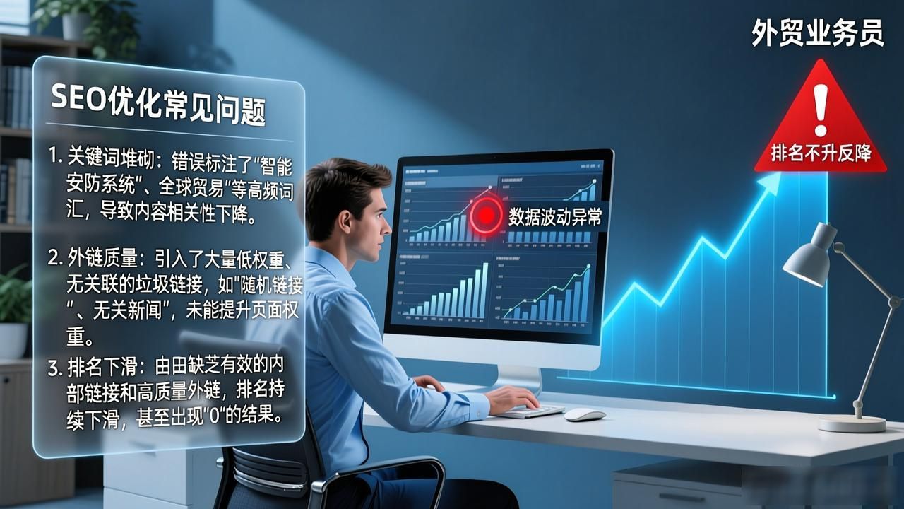外贸网站seo优化_安防电商外贸公司排名_安防电子外贸SEO优化