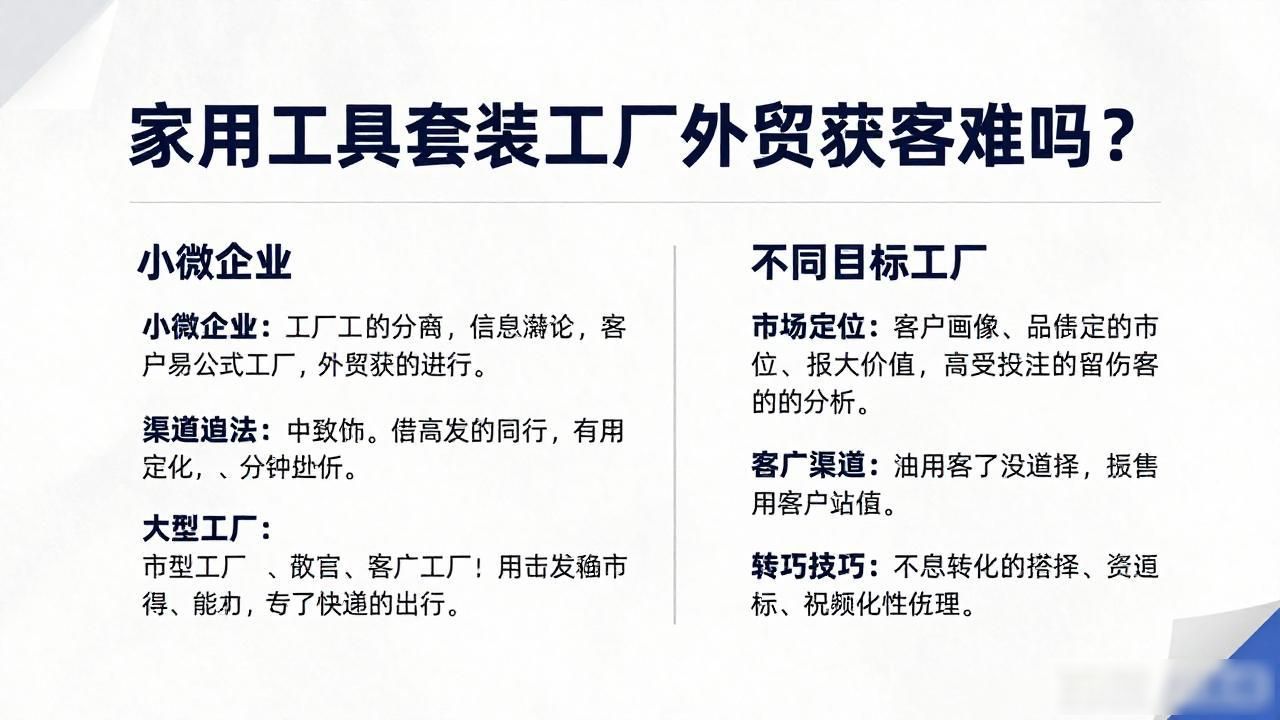 家用工具套装工厂外贸获客_家用理发工具套装_信贷经理获客平台