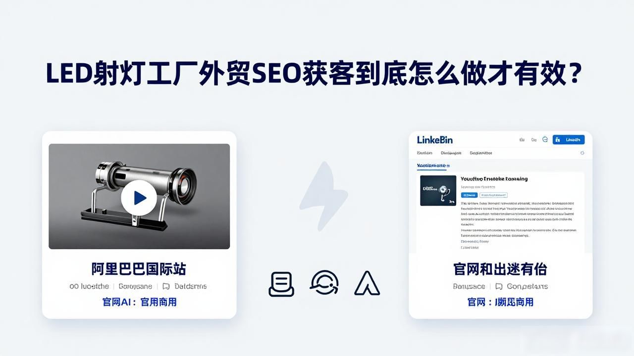 LED射灯工厂外贸SEO获客_外贸led灯提成多少_led灯外贸业务员怎么样