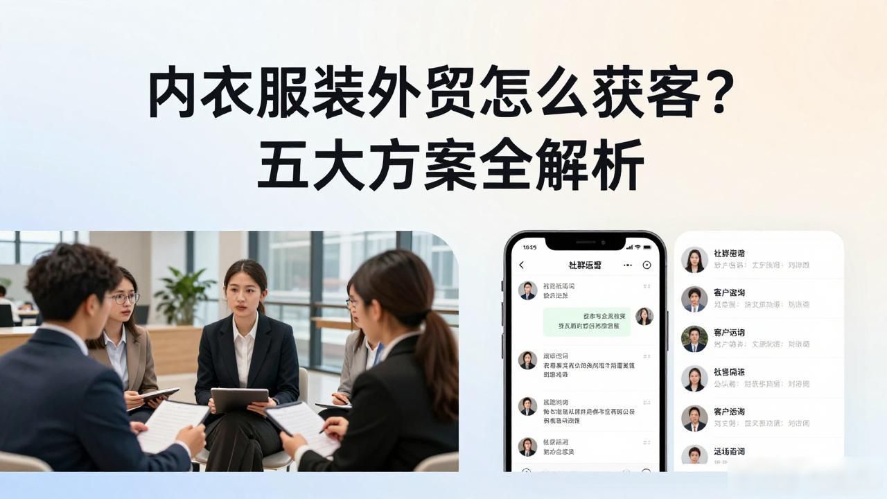 外贸女式内衣制服_外贸服装销售最简单三个步骤_内衣服装外贸获客方案