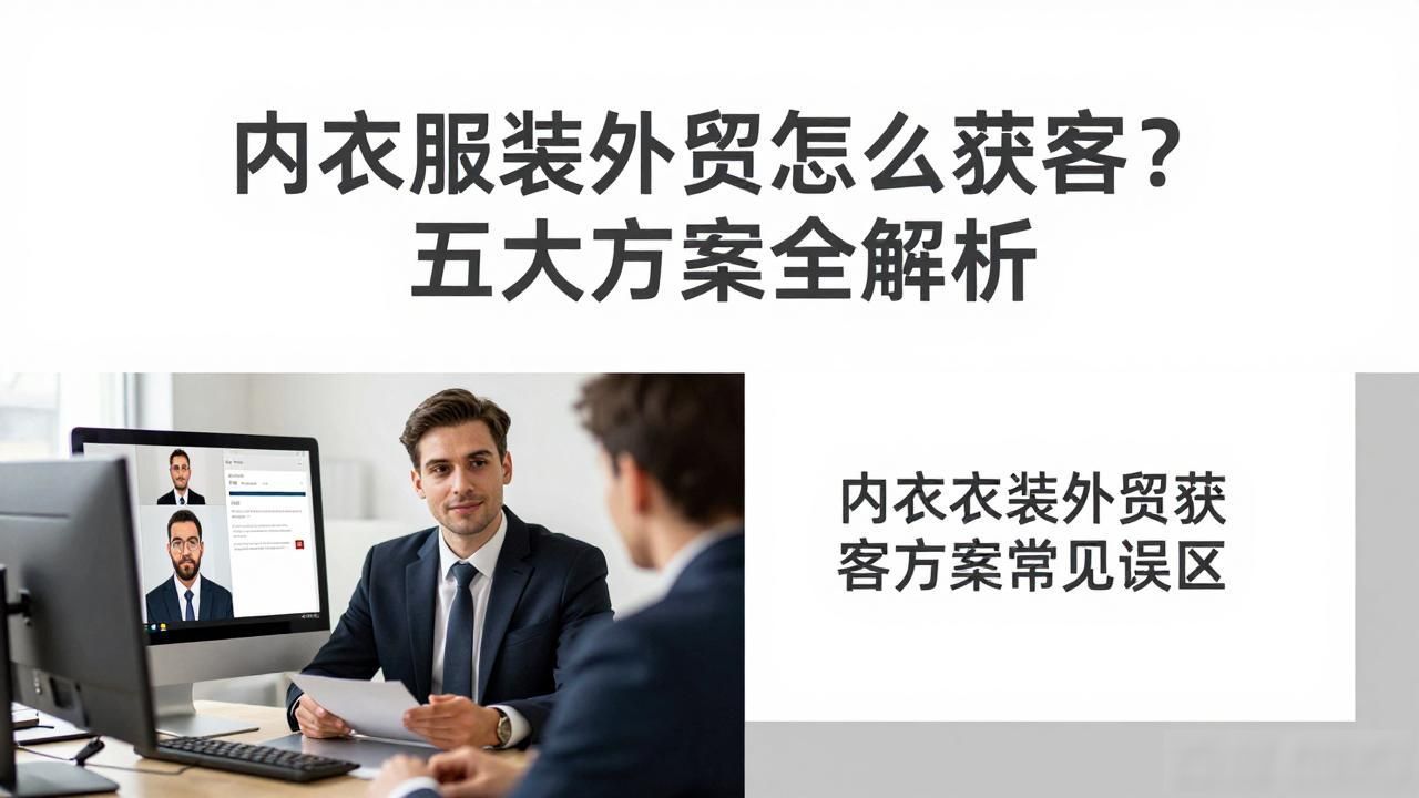 内衣服装外贸获客方案_外贸服装销售最简单三个步骤_外贸女式内衣制服