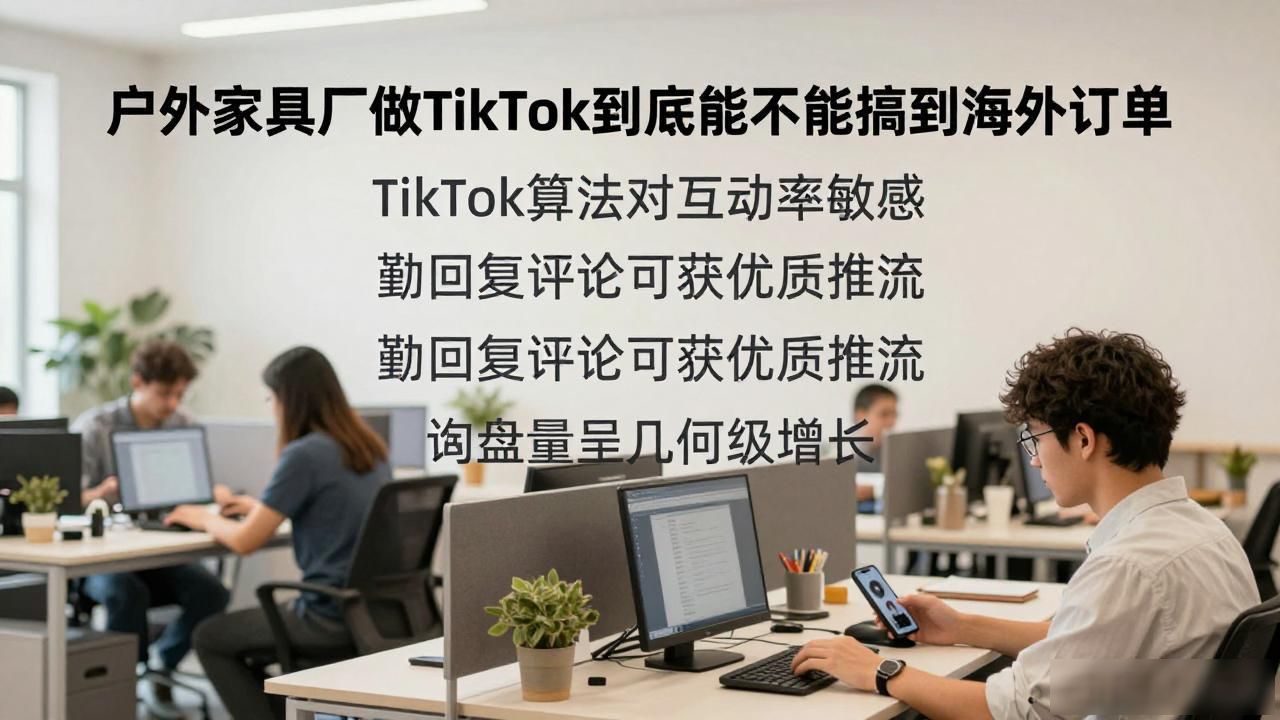 国外户外家具_户外家具国外品牌_户外家具厂TikTok怎么开发海外客户