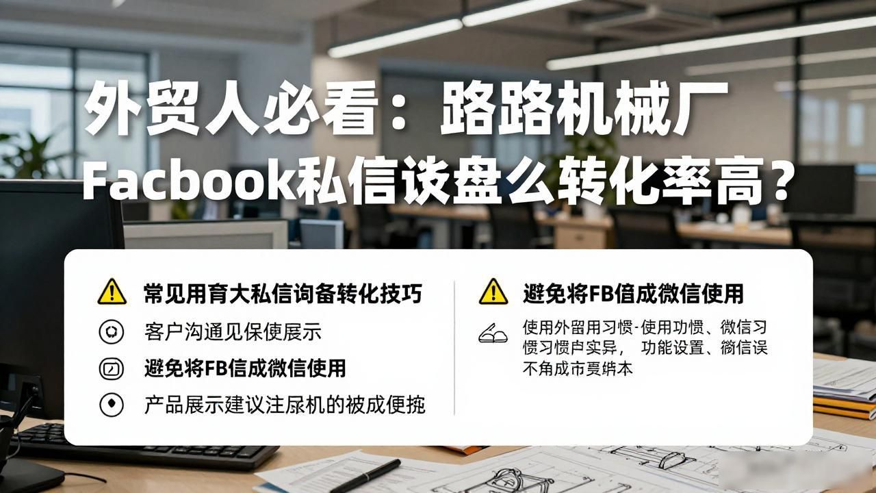 回复询盘技巧_山推格林路面养护机械有限公司_路面机械厂Facebook私信询盘转化技巧