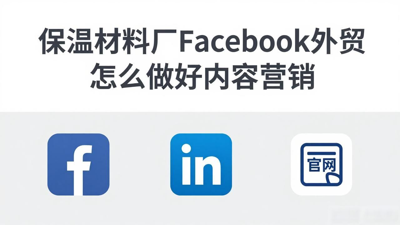 保温材料营销方案案例范文_保温材料厂Facebook内容营销怎么做外贸_保温材料销售怎样迈开第一步
