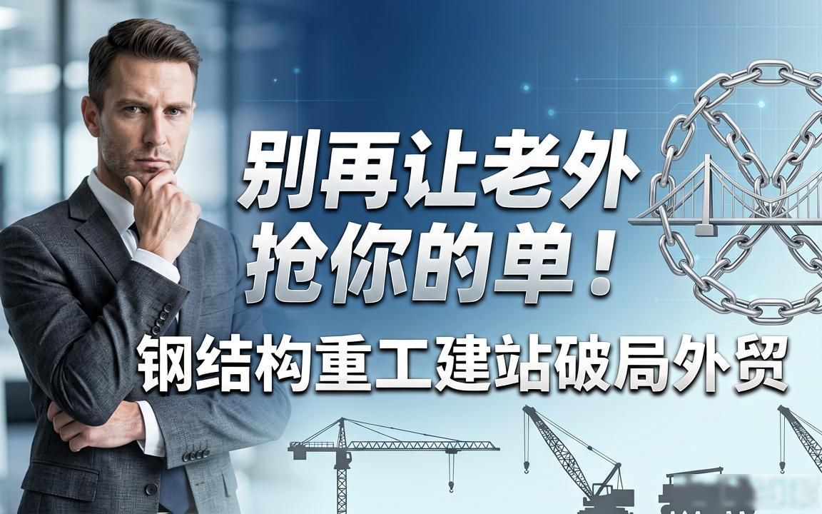 钢结构重工外贸独立站建设
