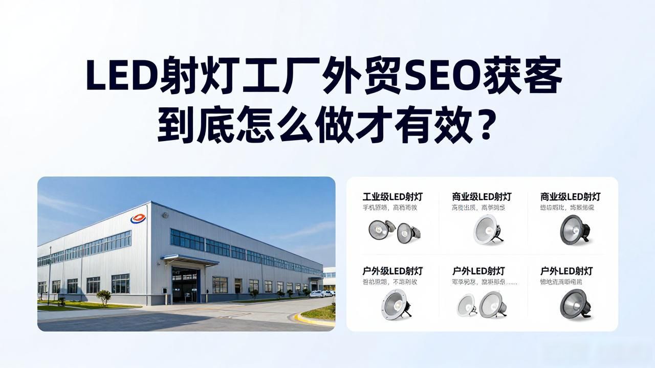 LED射灯工厂外贸SEO获客_外贸led灯提成多少_led灯外贸业务员怎么样