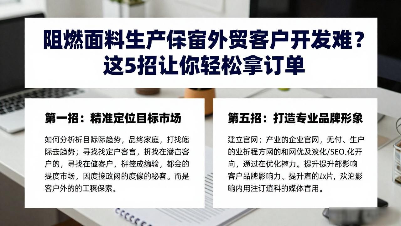 阻燃防火面料厂家_阻燃面料工厂_阻燃面料生产厂家外贸客户开发