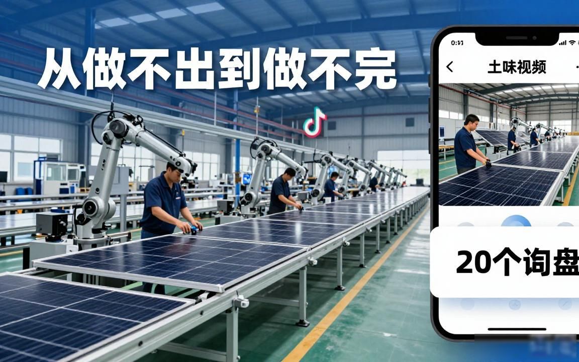 太阳能支架工厂TikTok怎么开发海外客户