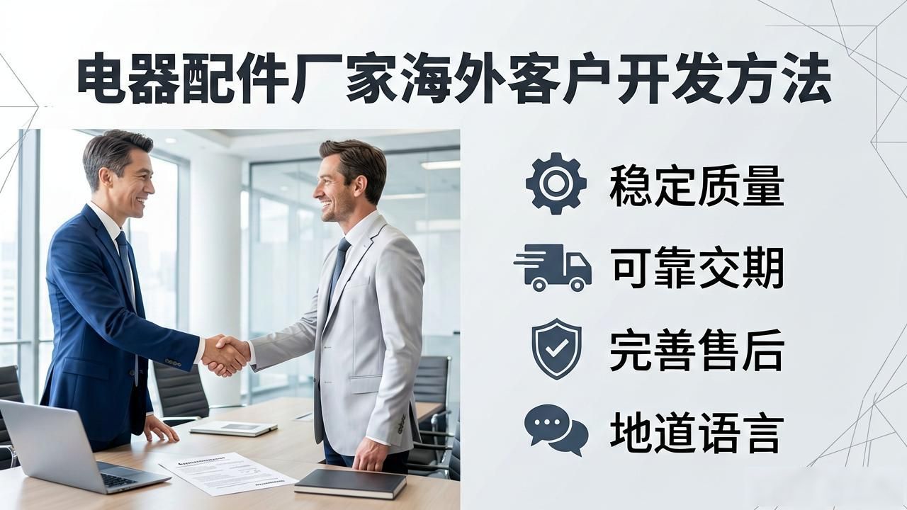 国外电器进口公司_电器配件厂家如何开发海外客户_中国的电器做外贸好做吗