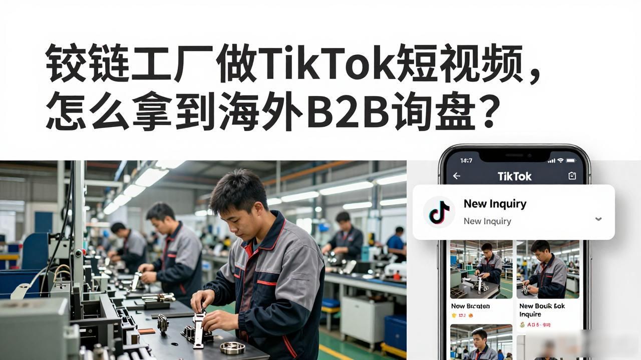 铰链工厂TikTok短视频怎么获取B2B询盘_铰链工厂TikTok短视频怎么获取B2B询盘_铰链工厂TikTok短视频怎么获取B2B询盘