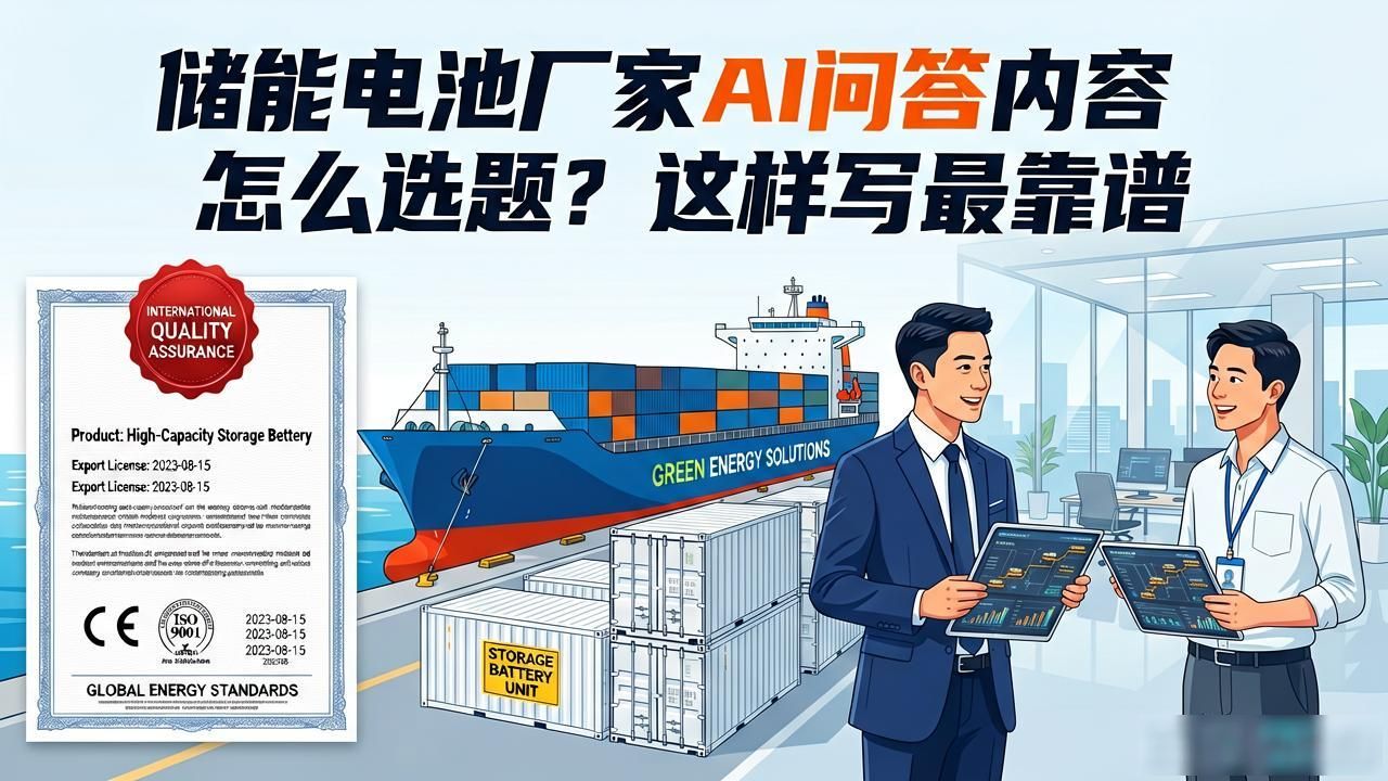 储能电池产业链分析_新能源行业储能电池厂家AI问答内容选题_电池储能企业