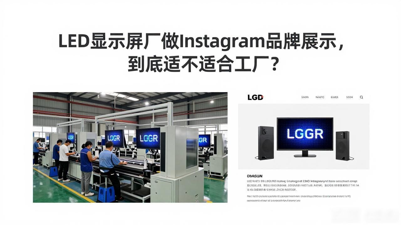 屏幕工厂排名_LED显示屏厂Instagram品牌展示适合工厂吗_显示屏工厂上班好做吗