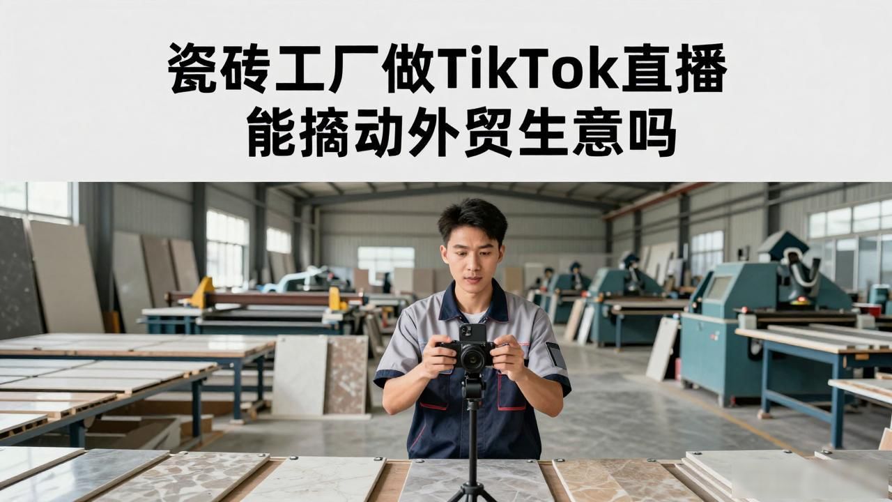 瓷砖直播带货_瓷砖工厂TikTok直播适合做外贸吗_直播卖瓷砖平台排行榜