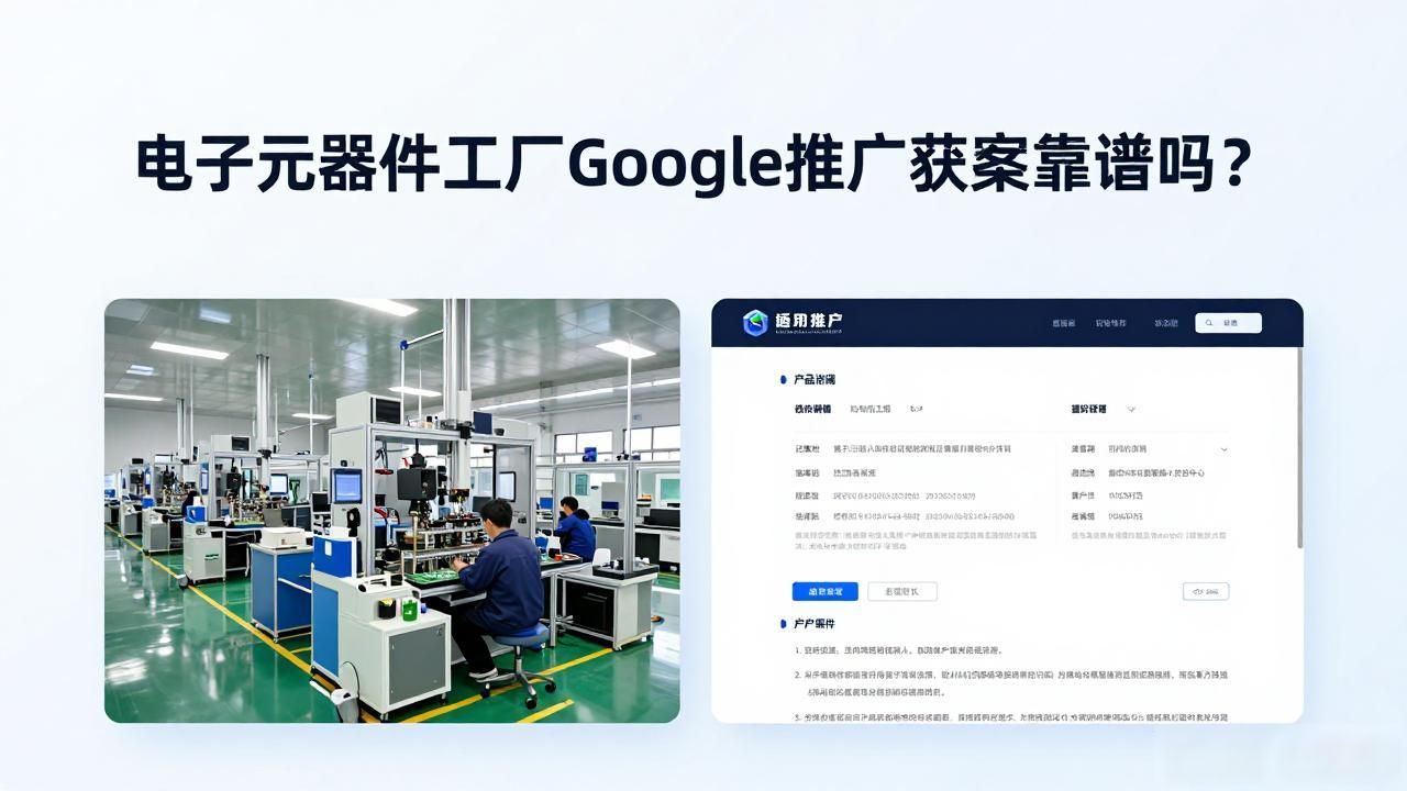 电子元器件找客户渠道_电子元器件工厂Google推广获客_电子元器件销售如何推广