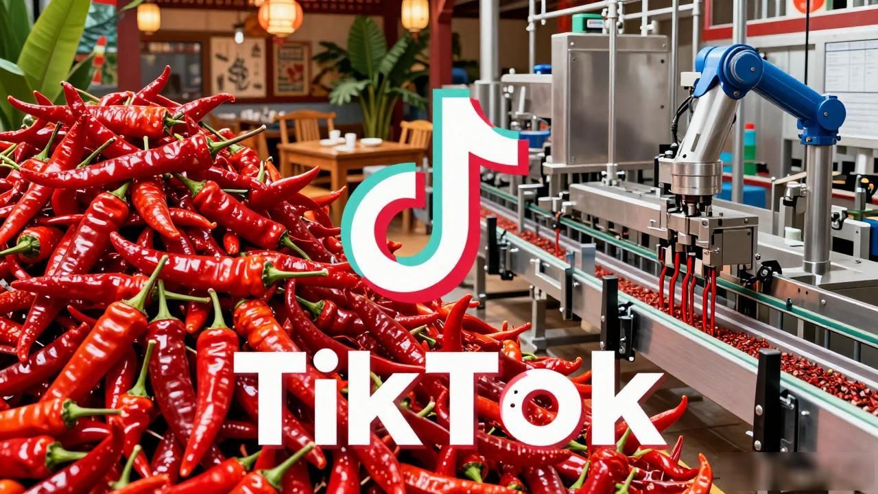 调味品车间工艺流程_调味品工厂TikTok短视频怎么获取B2B询盘_调味品生产车间视频