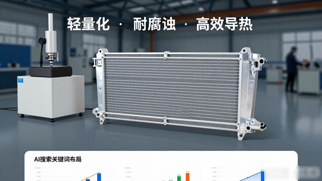 散热器外贸市场怎么样_散热器铝材外贸工厂AI搜索关键词布局_生产散热器的工艺流程