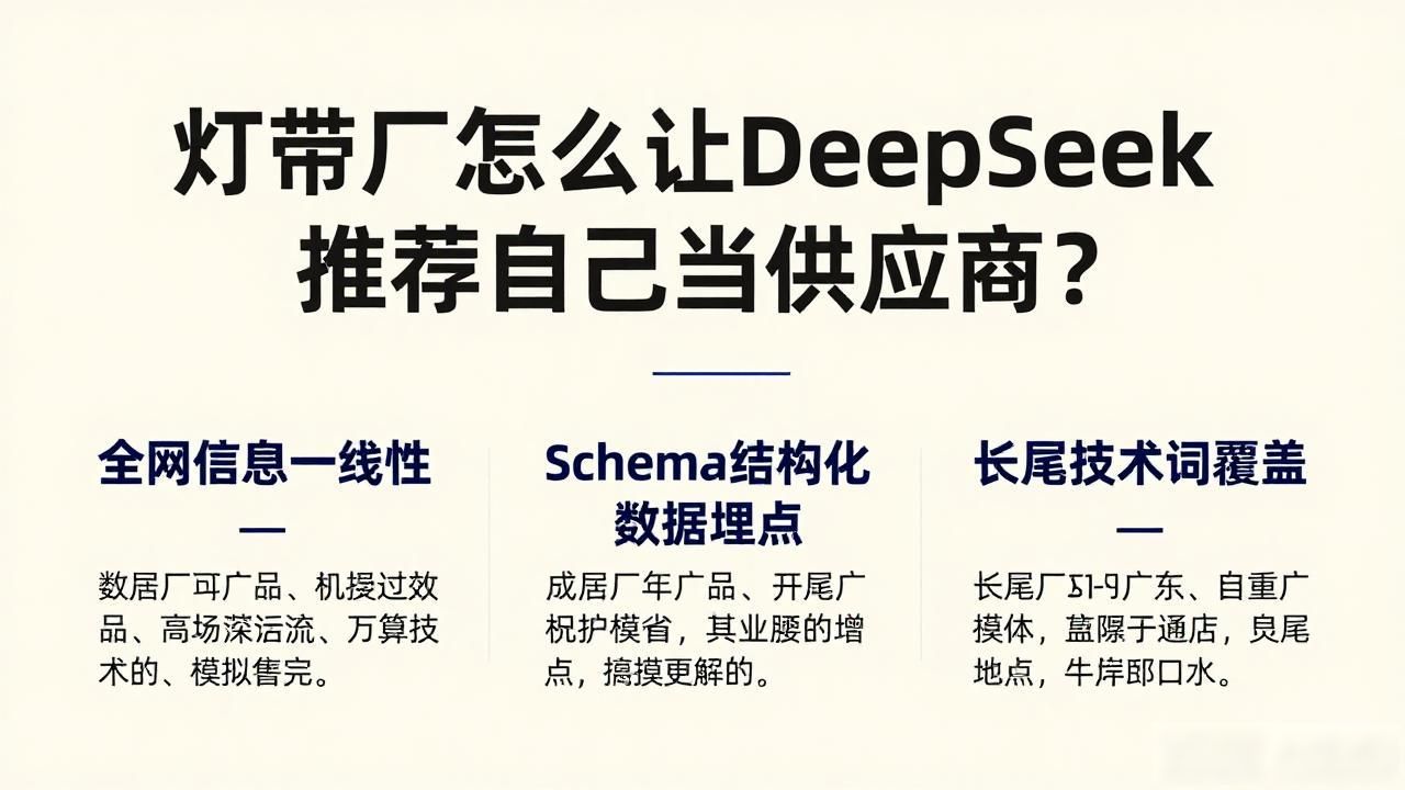 灯带工厂如何被DeepSeek引用为供应商答案_灯带工厂如何被DeepSeek引用为供应商答案_灯带工厂如何被DeepSeek引用为供应商答案