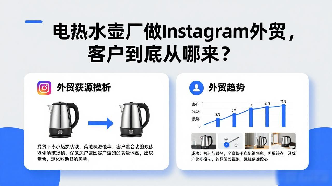 国外电热水壶哪个品牌好_国外电热水壶_电热水壶厂Instagram怎么开发海外客户