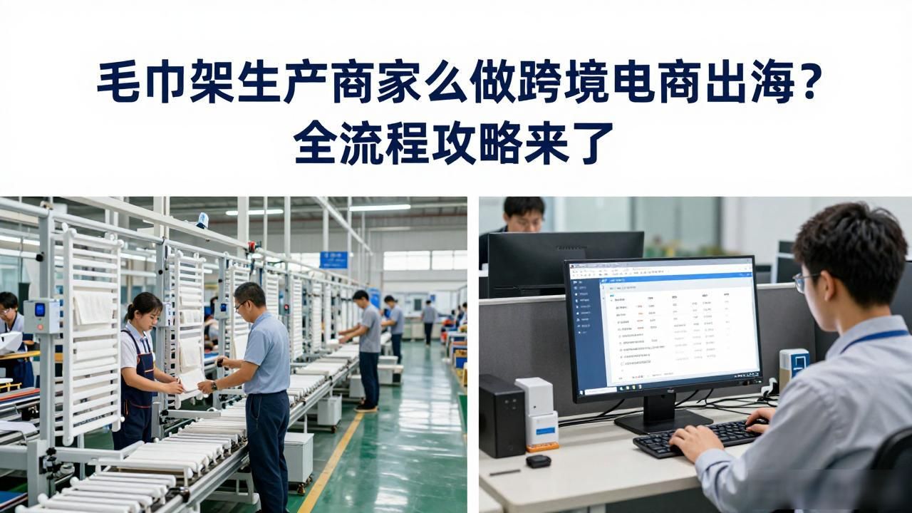 毛巾架生产厂家跨境电商出海_外贸卖毛巾_毛巾外贸上海出口