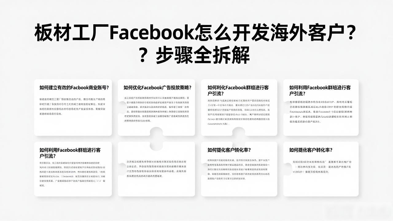 进口板材加工厂_板材外贸公司怎么联系_板材工厂Facebook海外客户开发步骤