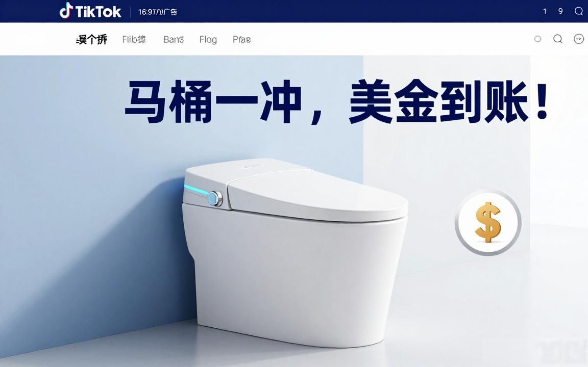 马桶工厂TikTok广告投放获取海外买家