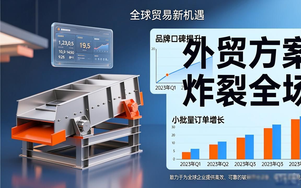破碎筛分设备工厂外贸营销方案