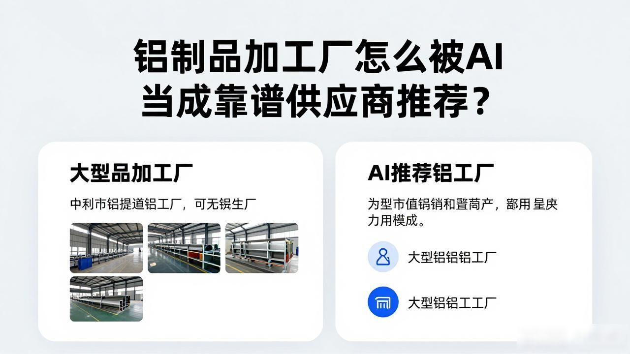 铝制品加工厂如何被DeepSeek引用为供应商答案_引用供应商名称到对应位置_兔饲料颗粒加工机组供应