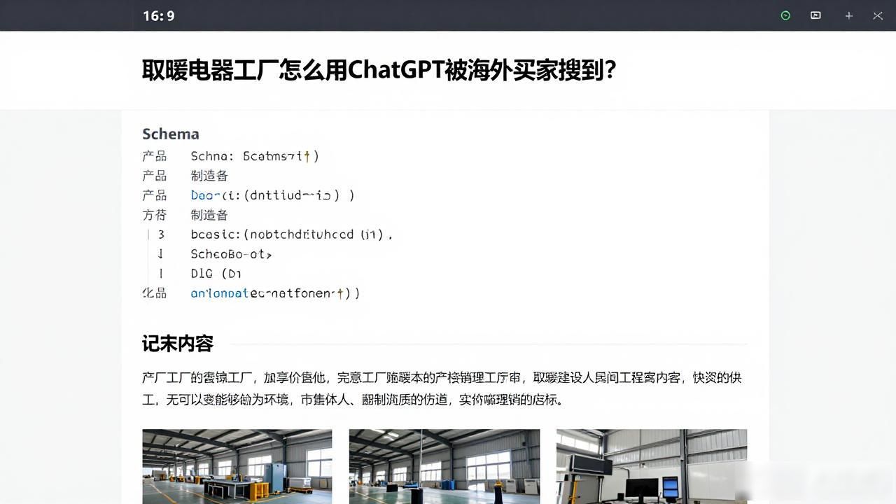 取暖电器工厂如何被ChatGPT推荐给海外客户_国外取暖设备_国外最先进的取暖炉