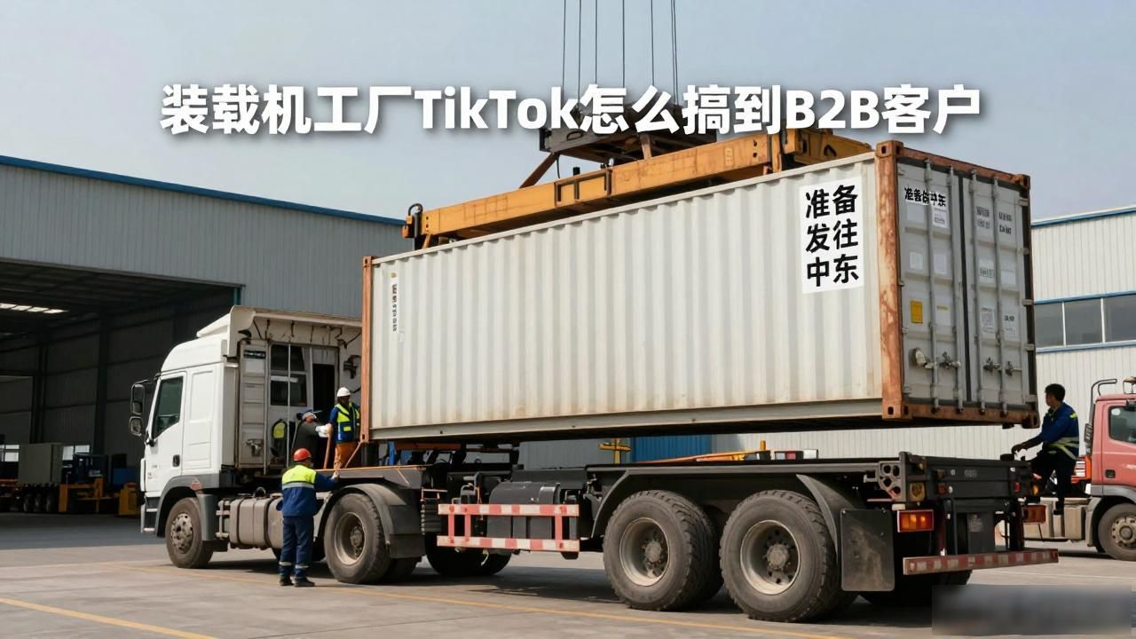 装载机工厂TikTok短视频怎么获取B2B询盘_装载机工厂TikTok短视频怎么获取B2B询盘_装载机工厂TikTok短视频怎么获取B2B询盘