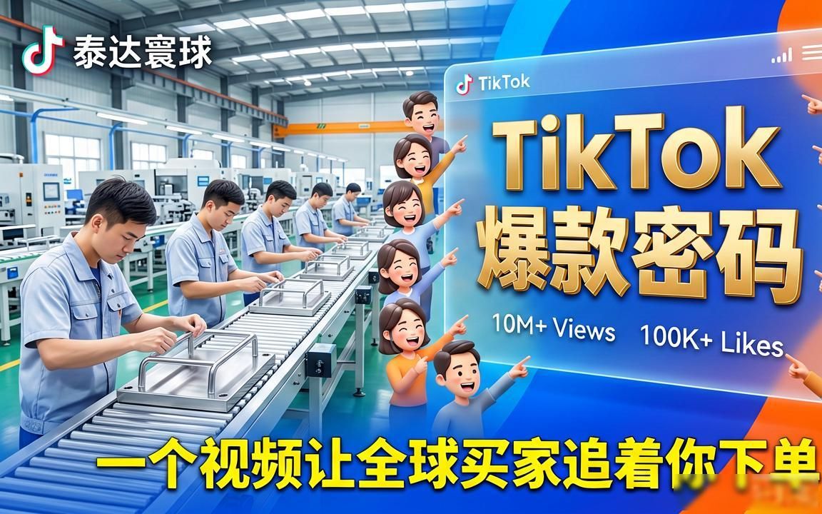 拉手工厂TikTok工厂展示视频选题