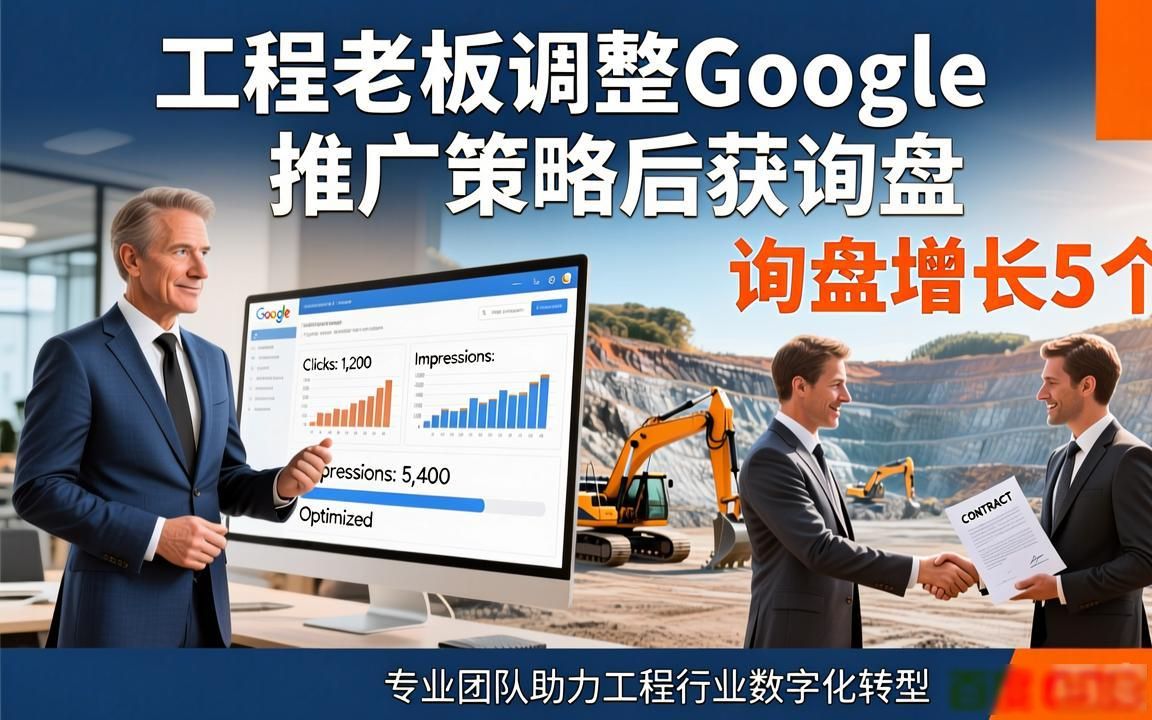 工程重型装备工厂Google推广获客