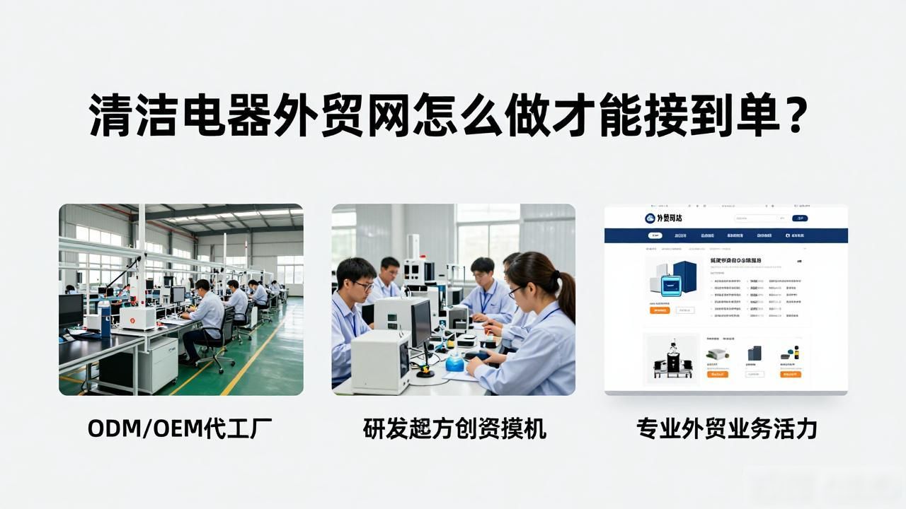 清洁电器行业分析_外贸电器清洁网站建设工作总结_清洁电器外贸网站建设