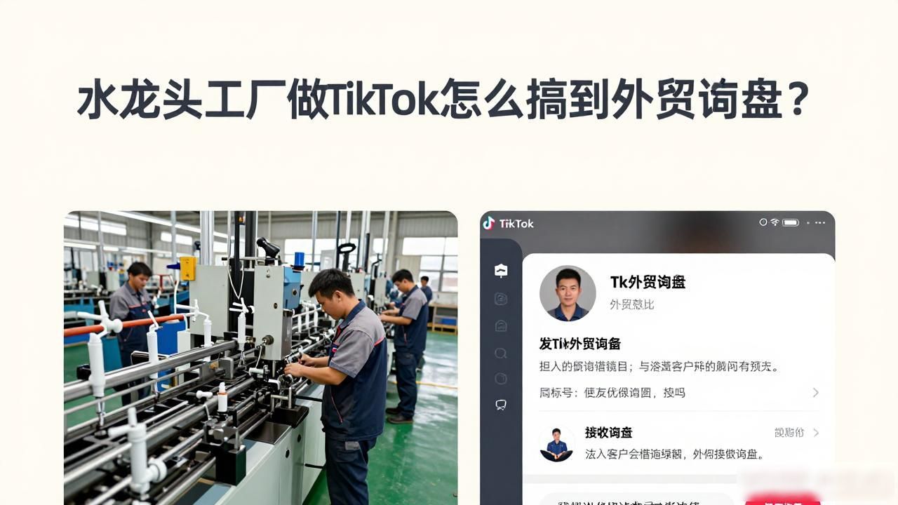 水龙头工厂TikTok短视频怎么获取B2B询盘_水龙头工厂TikTok短视频怎么获取B2B询盘_水龙头工厂TikTok短视频怎么获取B2B询盘