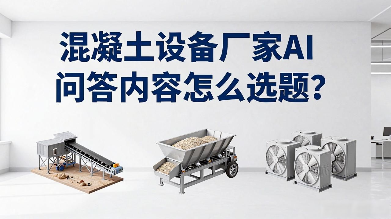 混凝土公司有哪些设备_混凝土生产设备有哪些_工程行业混凝土设备厂家AI问答内容选题