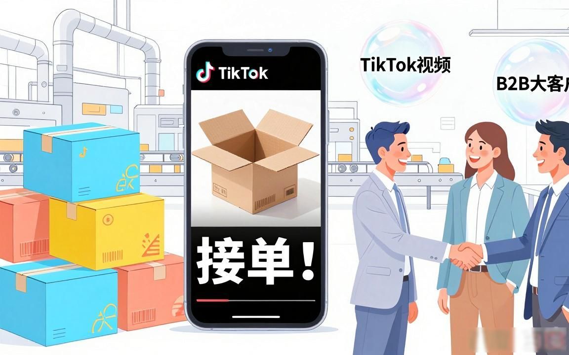 纸盒彩盒厂TikTok短视频怎么获取B2B询盘