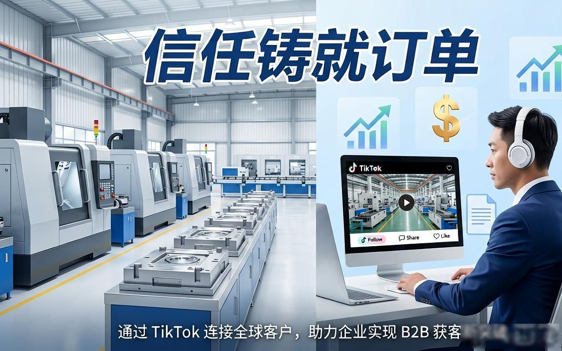塑胶模具厂TikTok怎么开发海外客户